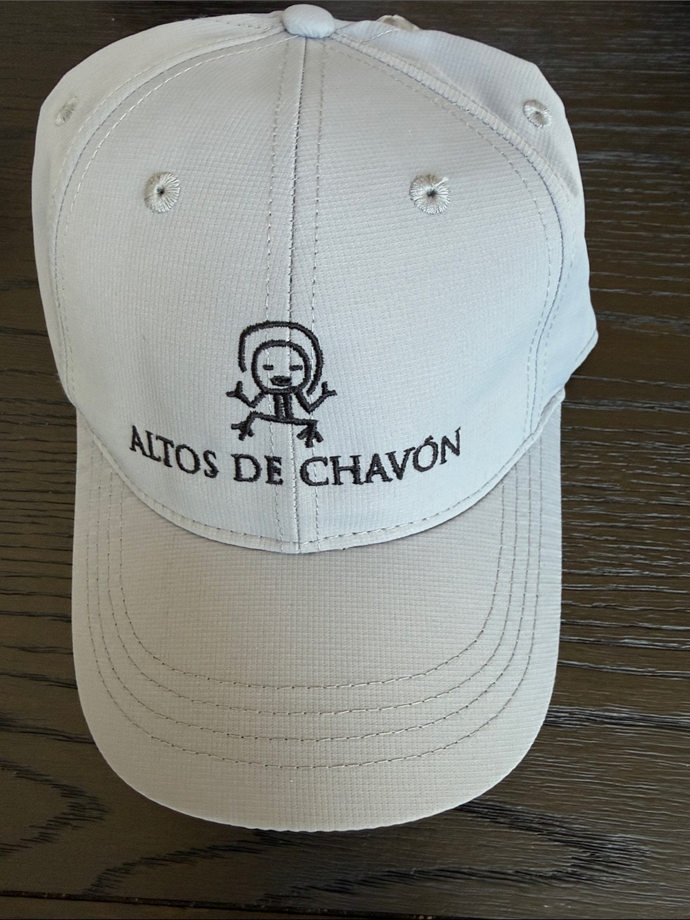 Embroidered White Baseball Cap